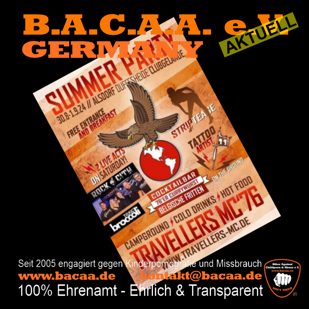 NRW - Summer Party des Travellers MC - Bacaa e.V. – Biker gegen ...