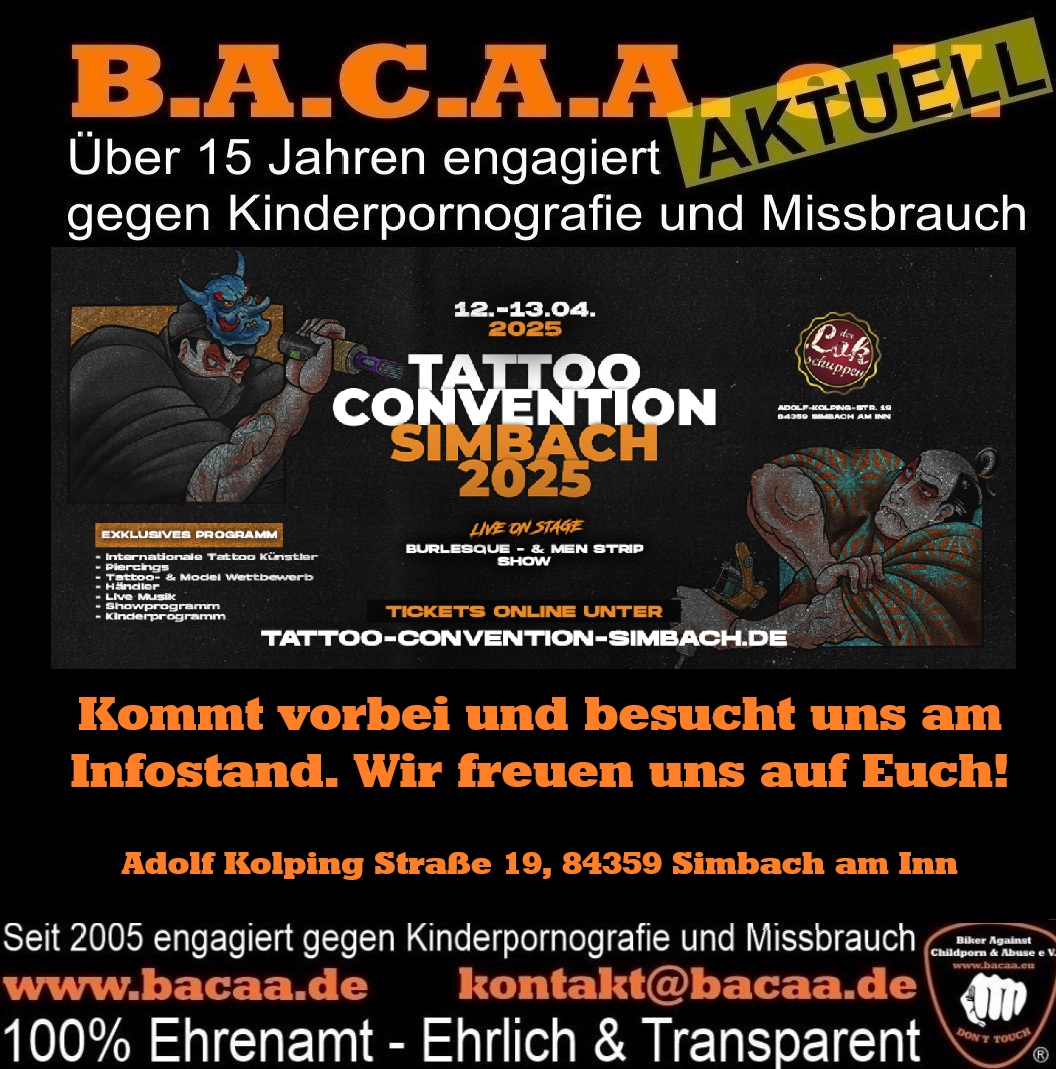 Infostand auf der TATTOO CONVENTION SIMBACH 2025