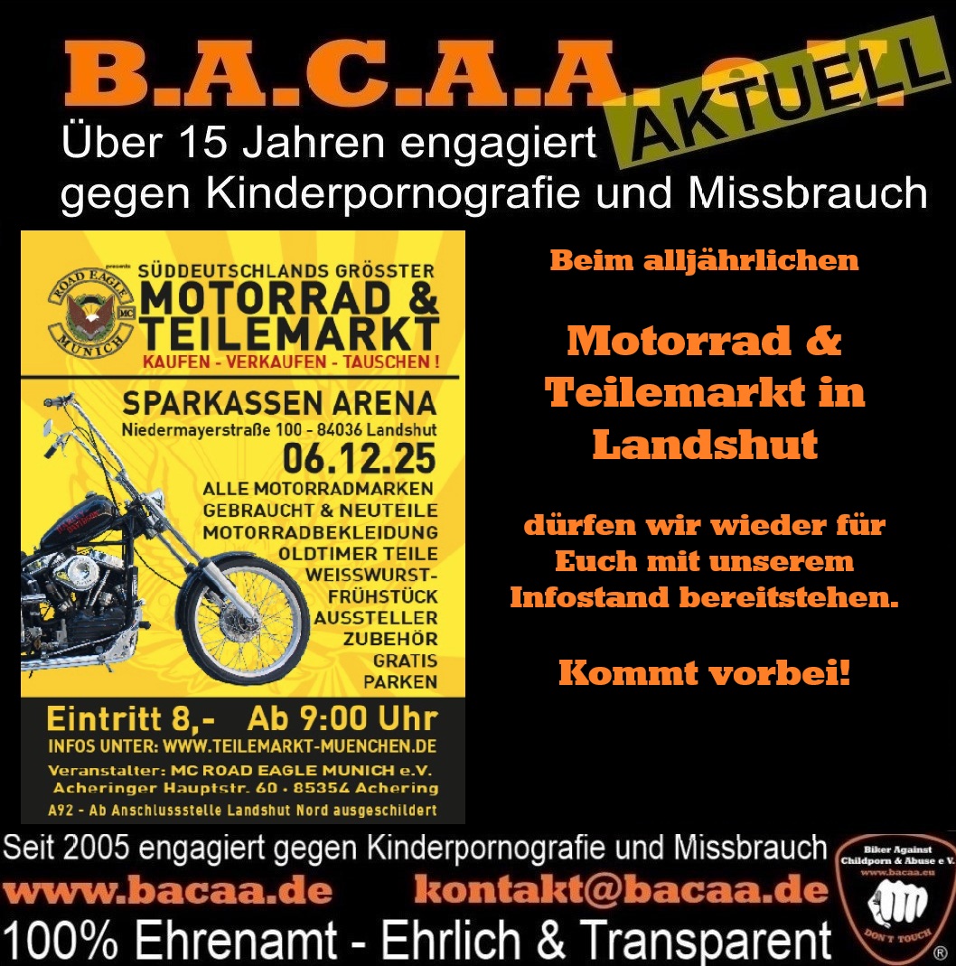 Infostand am Teilemarkt Landshut (BY)