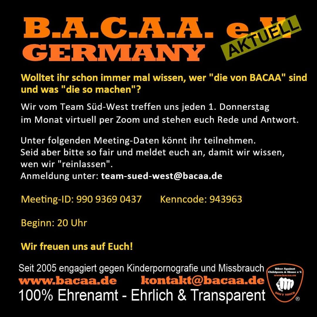 Online-Stammtisch Team Süd-West