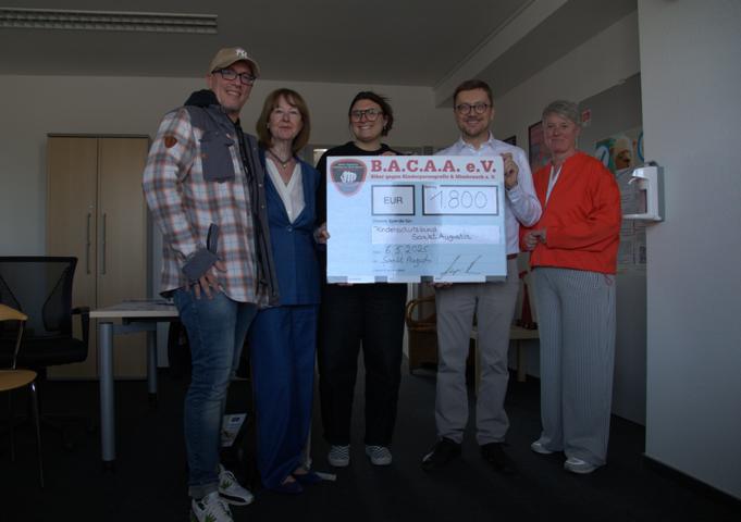 B.A.C.A.A. e. V.-Spende an das Projekt „Ich sag‘s“ in Sankt Augustin