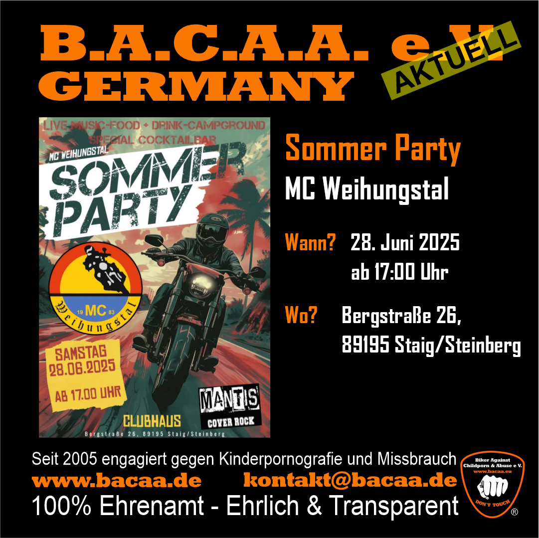 Sommerparty beim MC Weihungstal