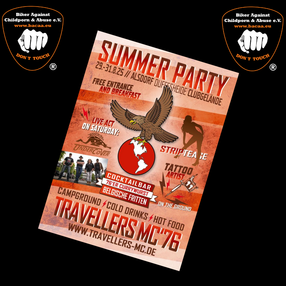 NRW – Sommerparty des Travellers MC 🗓 🗺