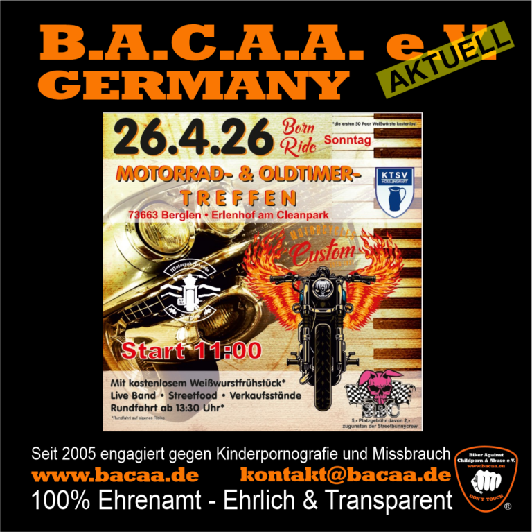 Motorrad- & Oldtimer-Treffen in Berglen - Bacaa e.V. – Biker gegen ...