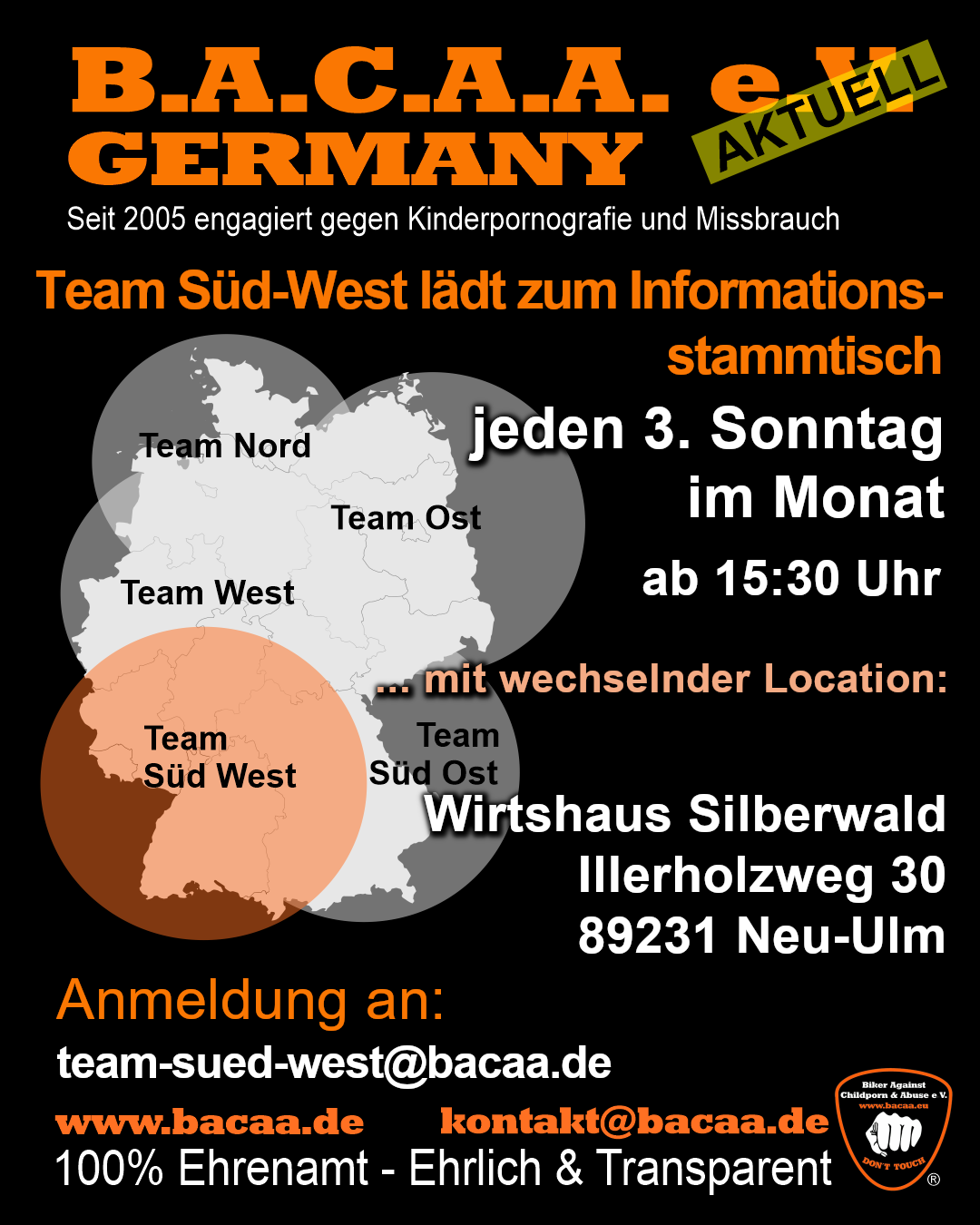 Team Süd-West trifft sich zum Stammtisch