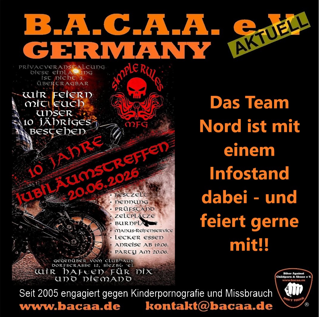 10 Jahre Simple Rules -mit  BACAA-Infostand