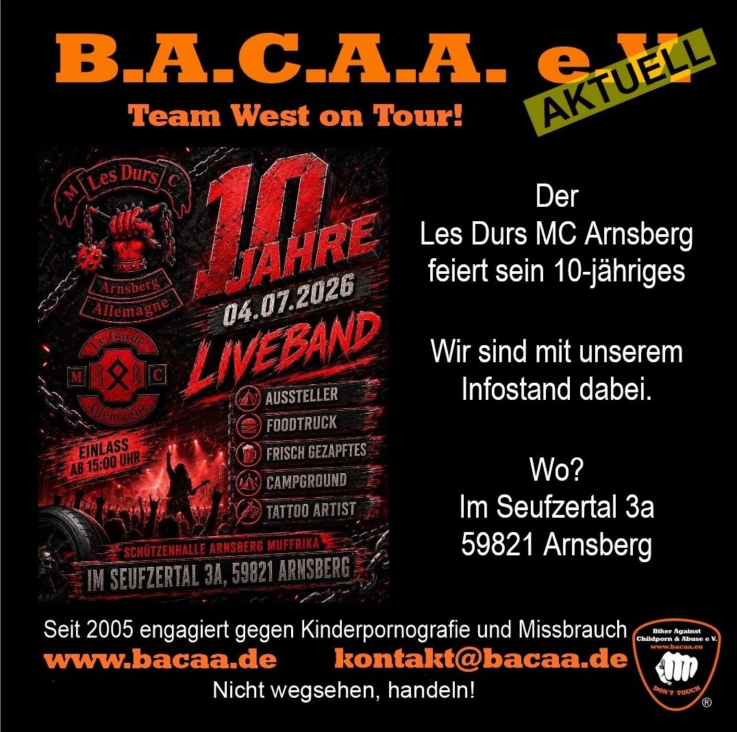 10 Jahre Les Durs MC Arnsberg (NRW)