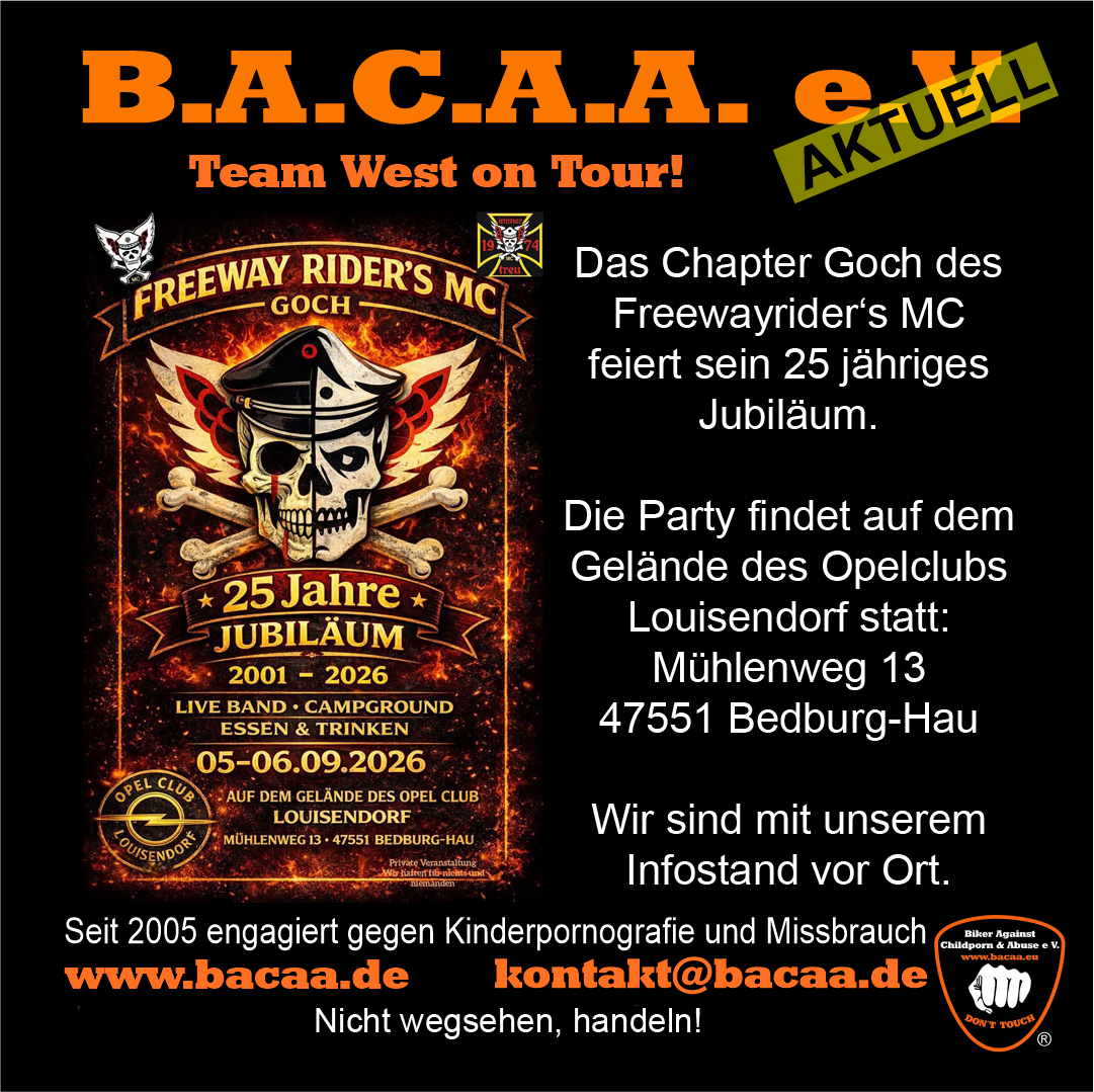 NRW: 25 Jahre Freeway Riders MC Goch